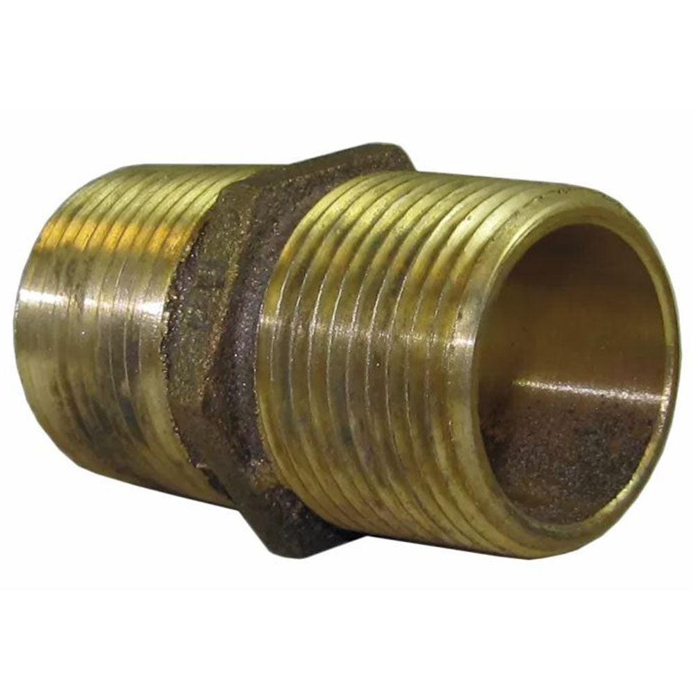 Pipe Nipple 1-1/4" Cast Bronze