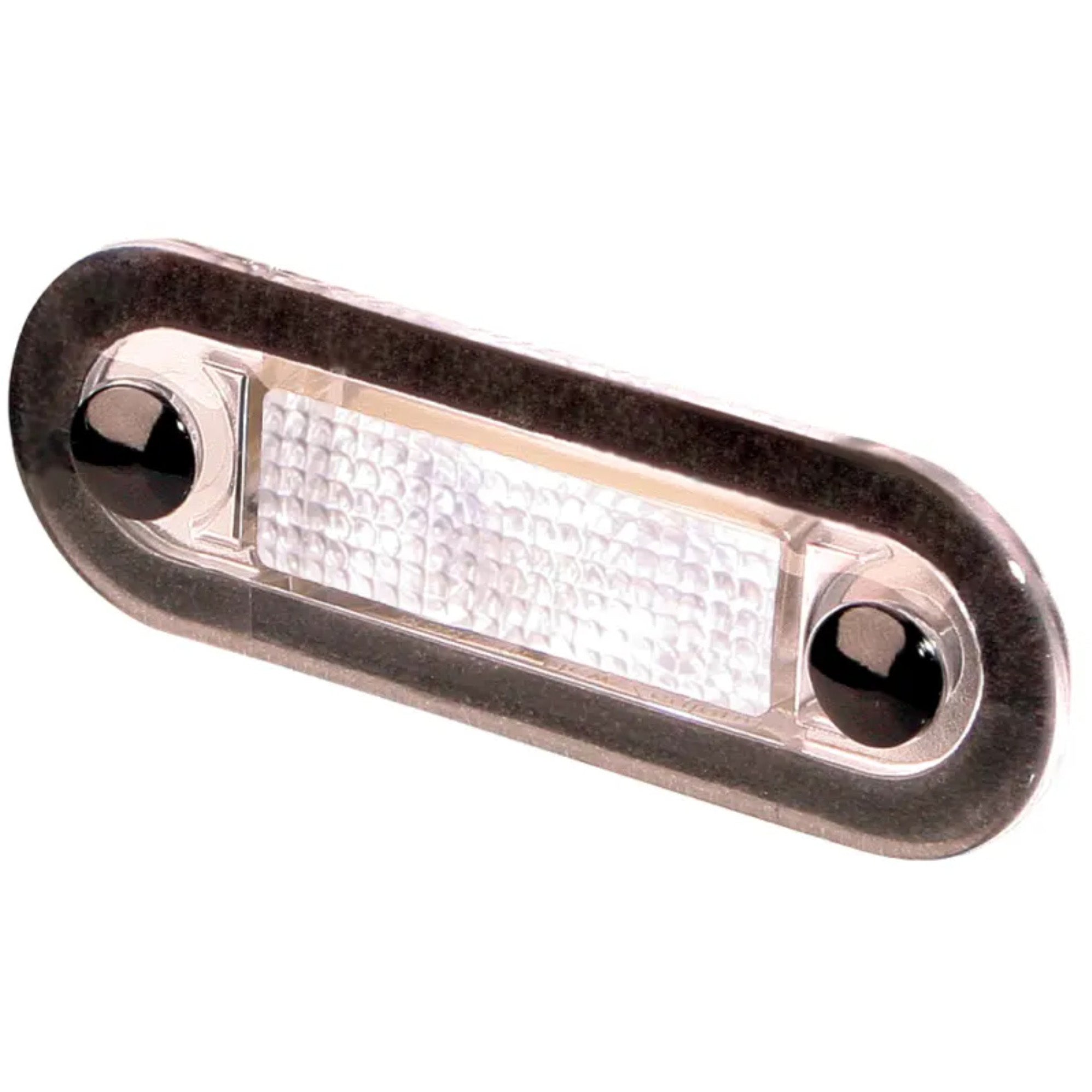 Hella 9510 Oblong Wide LED - White, Clear Lens