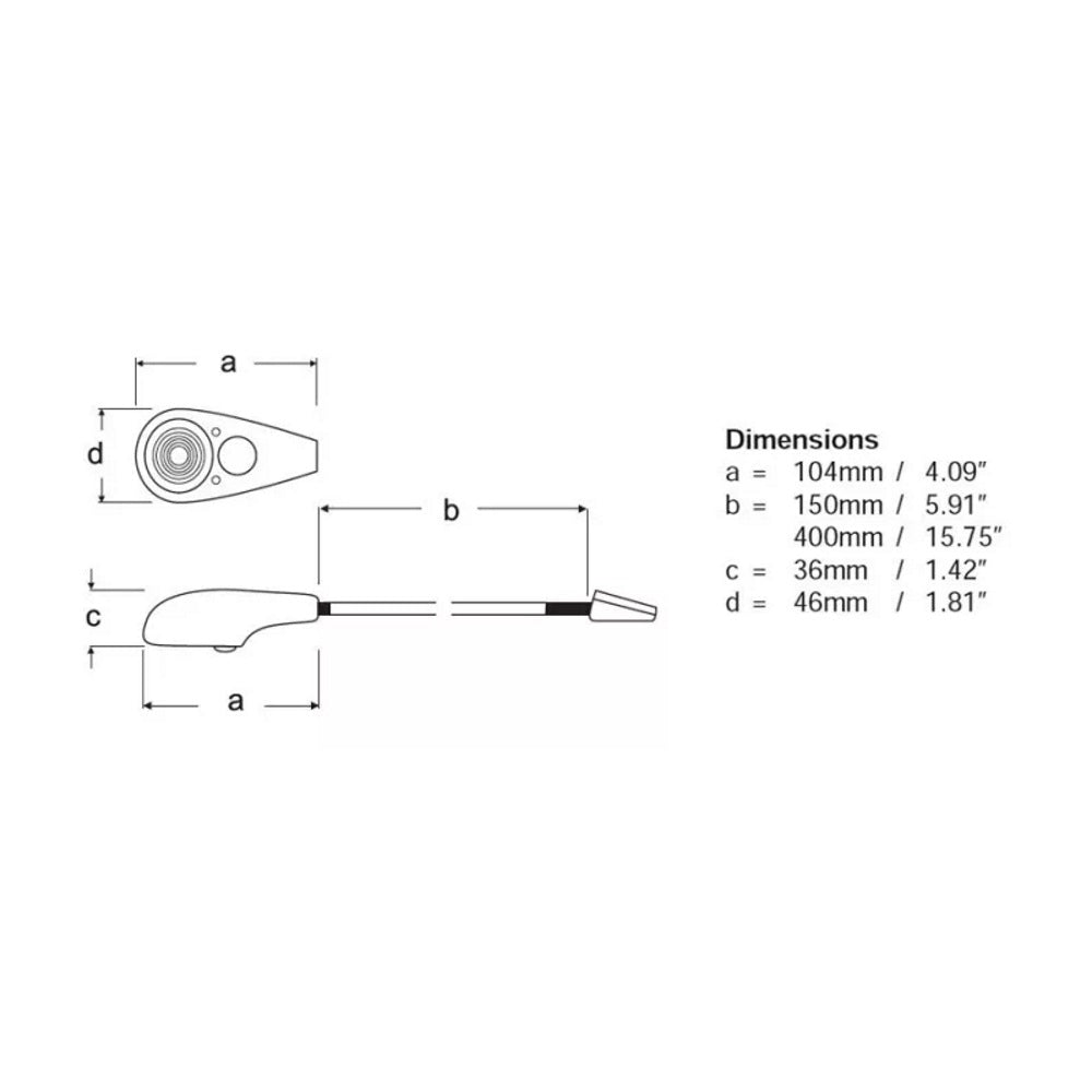 Hella 16" White/Red LED Flexi Chart Light with Dimming