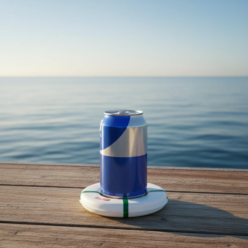Jim Buoy Miniature Life Ring Coasters, 6 Pack