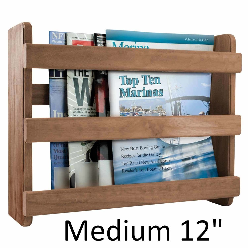 Teak Magazine Rack