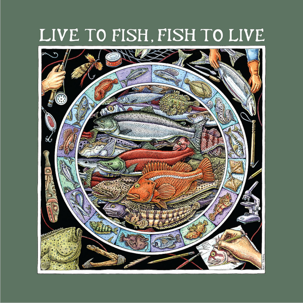 Ray Troll "Live to Fish" T-Shirt