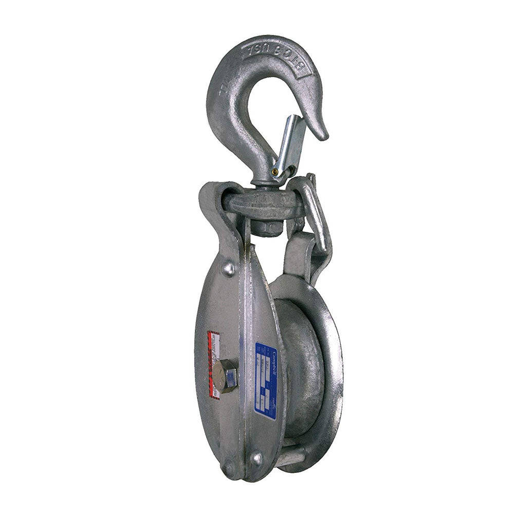 Campbell Single Steel Snatch Block, 2 Sizes