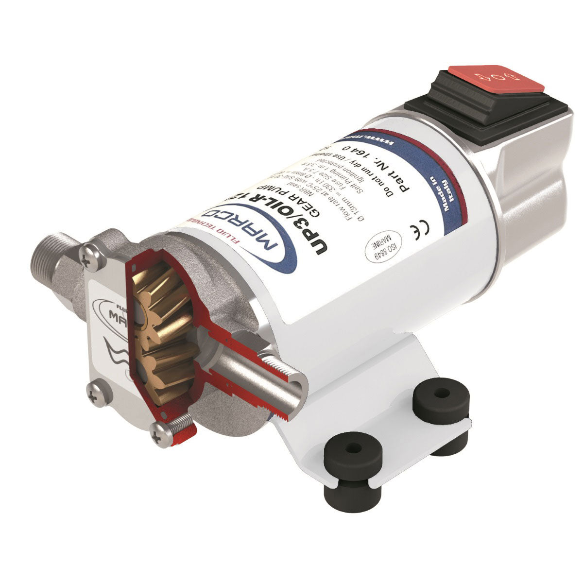 Marco UP3 Oil-R Low Speed Reversible Pump, 12V & 24V