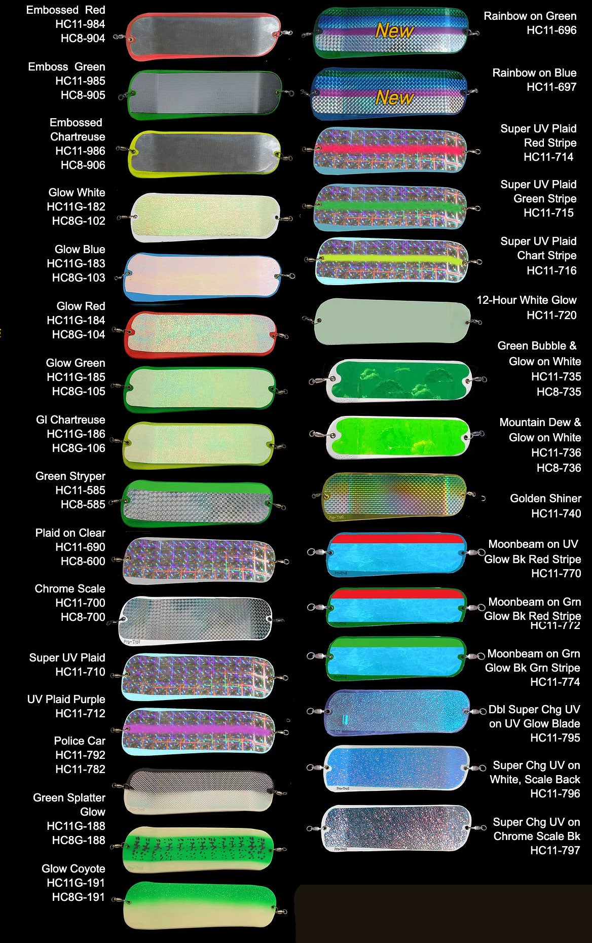 Pro-Troll 11" HotChip Flashers