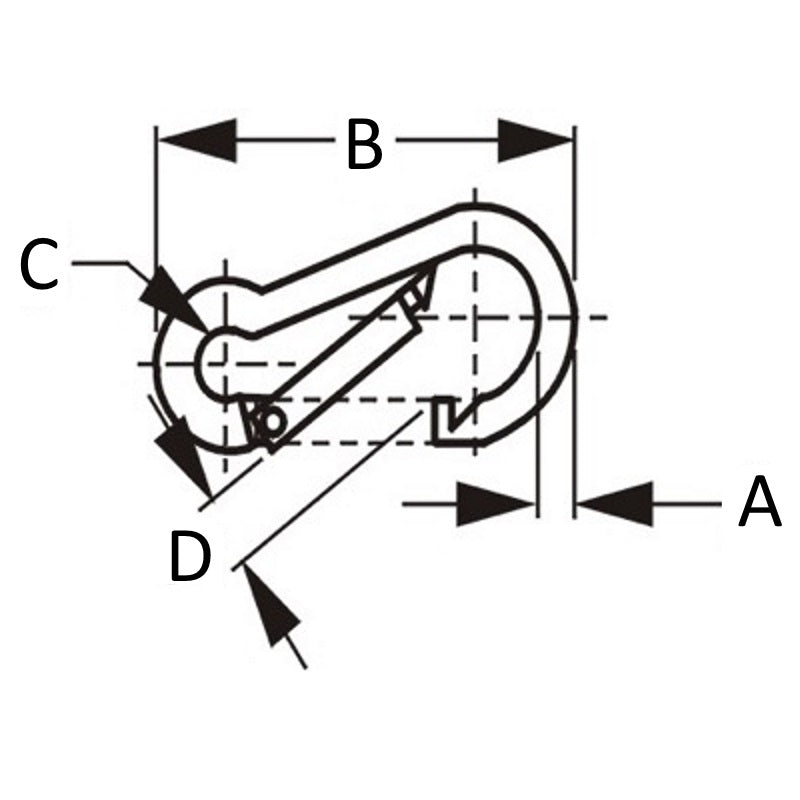 Sea-Dog Carabiner Snap Hook