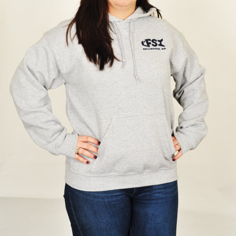 LFS, Bellingham Boat & Mountain Logo Sweatshirt, Long Sleeve, Pullover