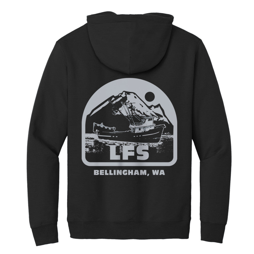 LFS, Bellingham Boat & Mountain Logo Sweatshirt, Long Sleeve, Pullover