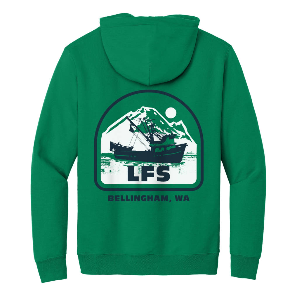 LFS, Bellingham Boat & Mountain Logo Sweatshirt, Long Sleeve, Pullover