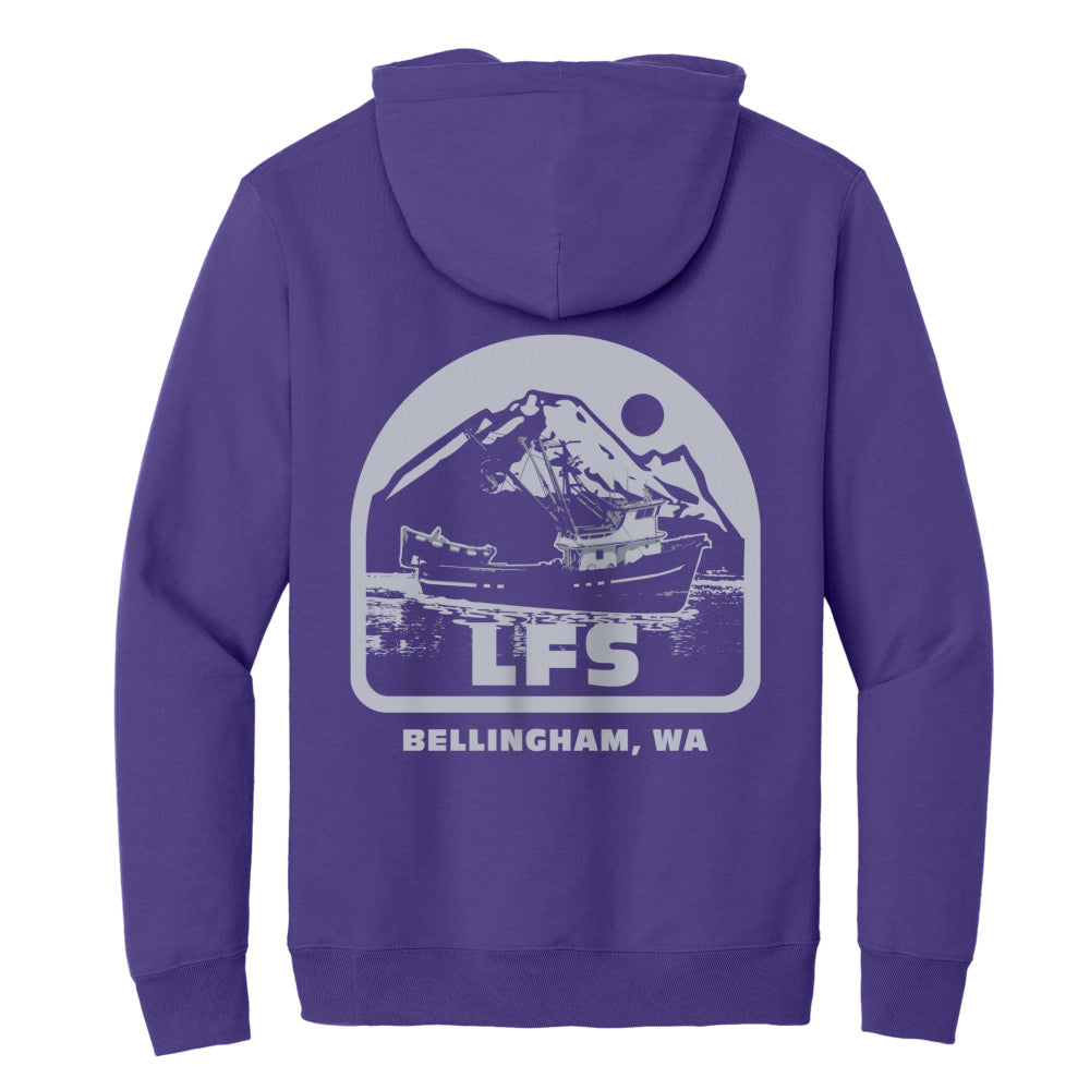 LFS, Bellingham Boat & Mountain Logo Sweatshirt, Long Sleeve, Pullover