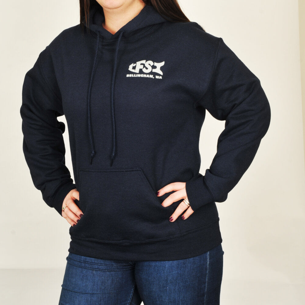 LFS, Bellingham Boat & Mountain Logo Sweatshirt, Long Sleeve, Pullover