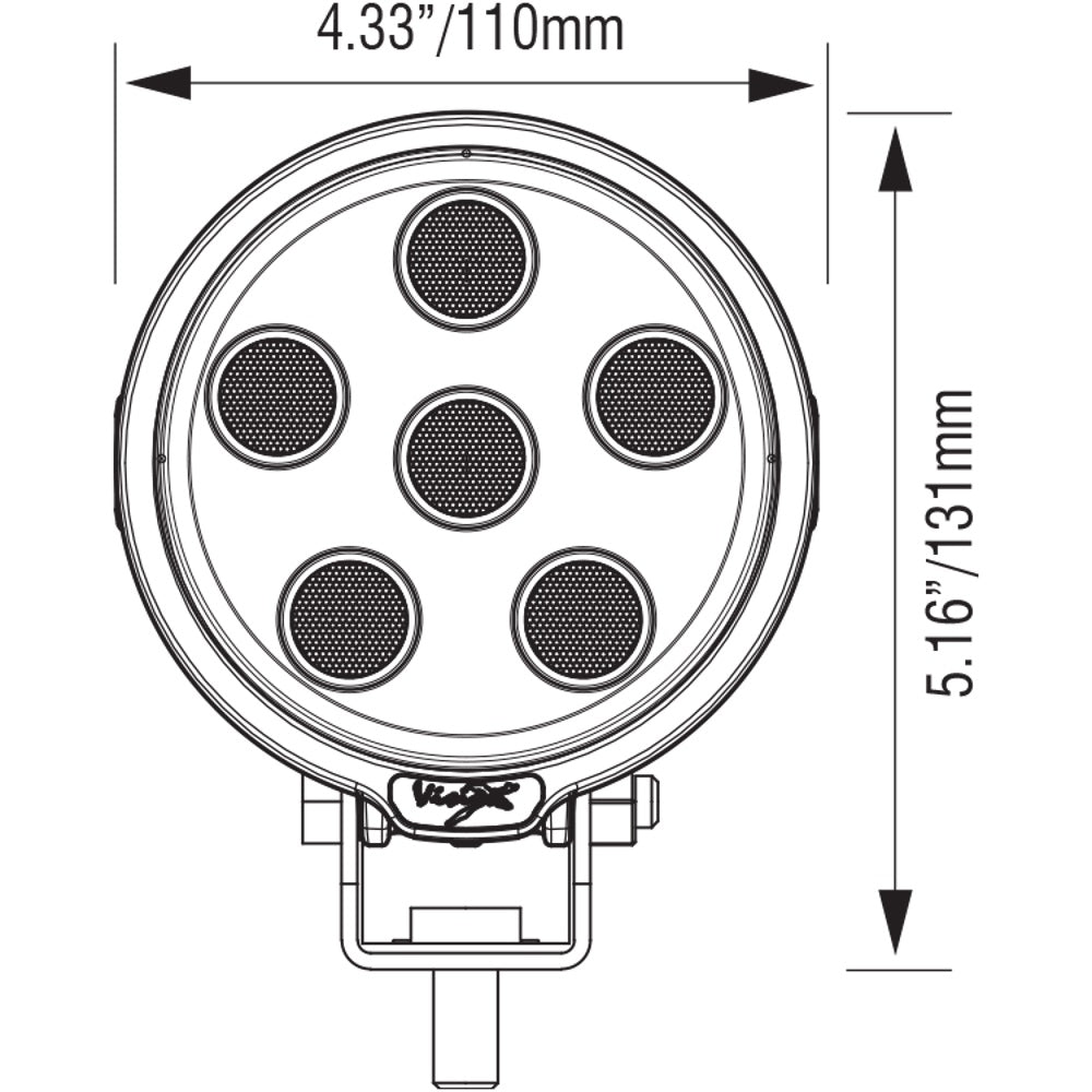 Vision-X 4.3" VL-Series Light
