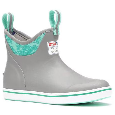 XtraTuf Women's 6” Boots W/ Salmon Sisters Kelp Print