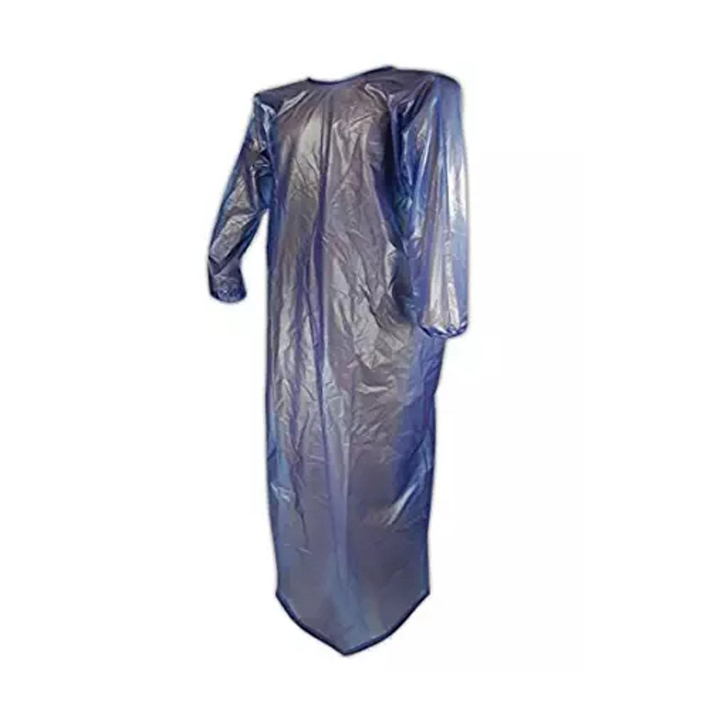 Coat Apron, Blue Vinyl, Ansell