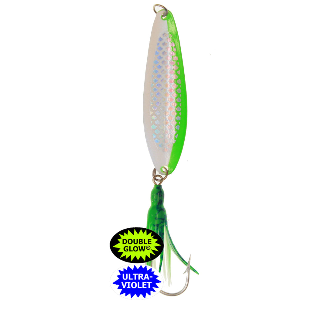 Silver Horde Tailwagger Hoochy Hook Spoon