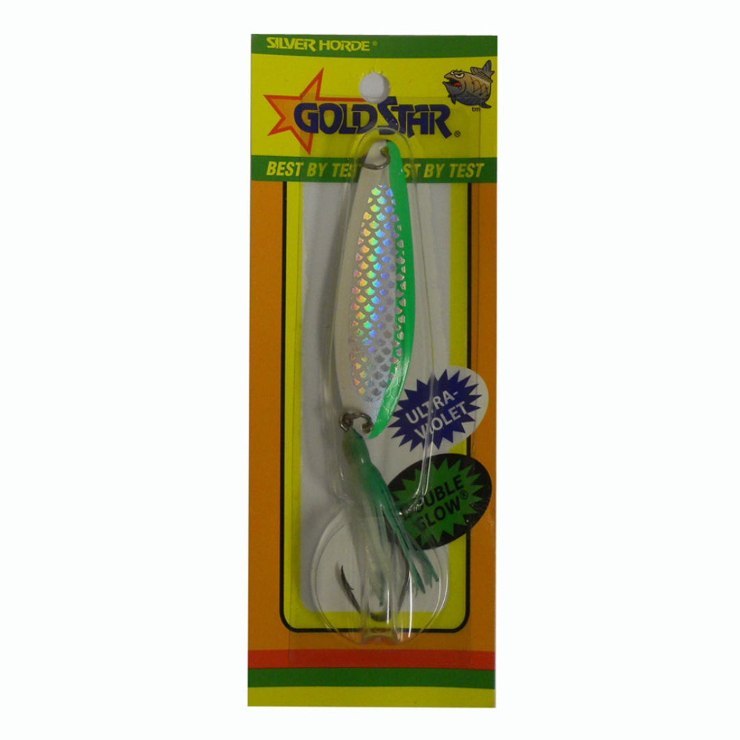 Silver Horde Tailwagger Hoochy Hook Spoon