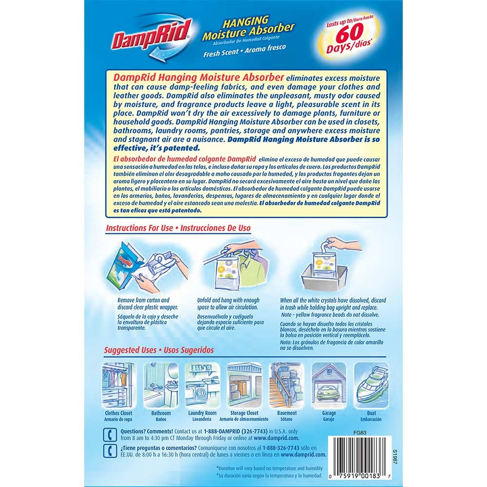 DampRid Hanging Moisture Absorbers