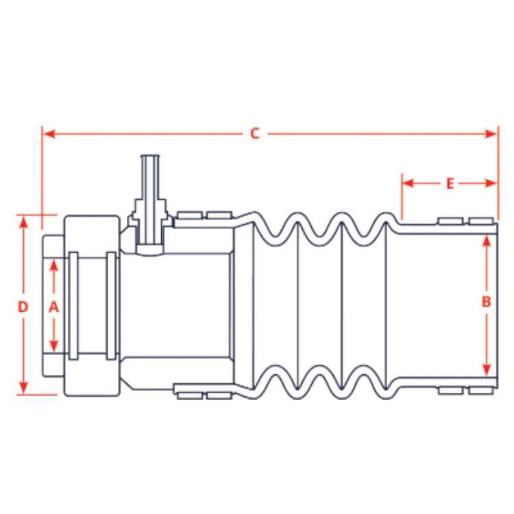 1-1/2" Diameter Shaft Seal, PSS PRO, for 2-1/2" Stern Tube