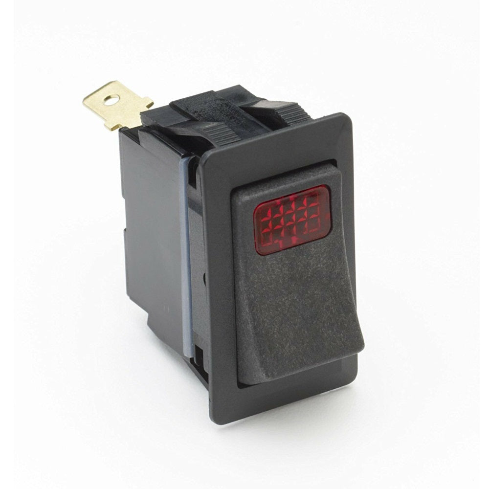 Cole Hersee 25A Incandescent Pilot Light Rocker Switch