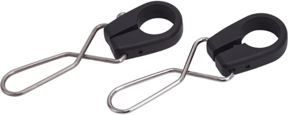 Sea-Dog Flagpole Clips and Mounts, Stainless Steel (Set of 4) or Nylon (Set of 2)