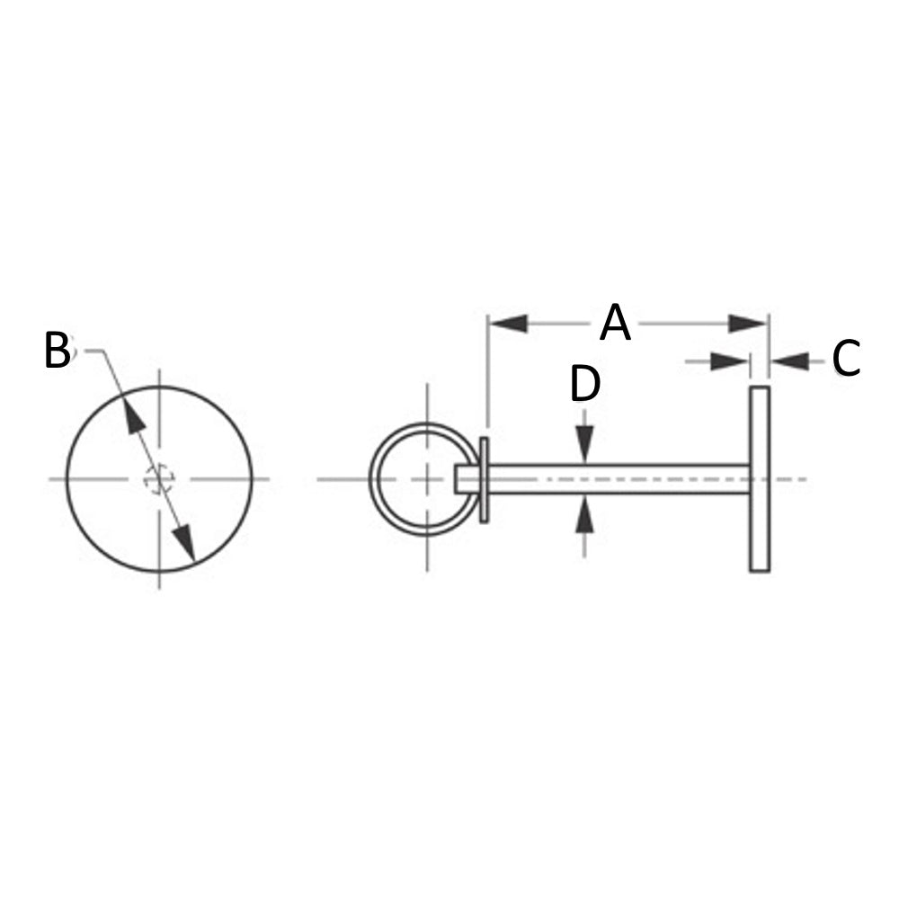 Sea-Dog Hatch Cover Pull