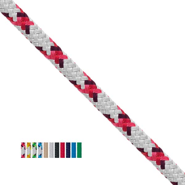 Samson, XLS3, Double Braid, Polyester Rope, Solid Colors
