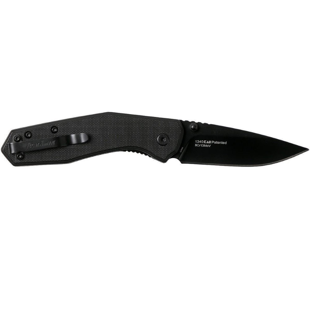 Kershaw, 1340, Rim Folding Knife, Black