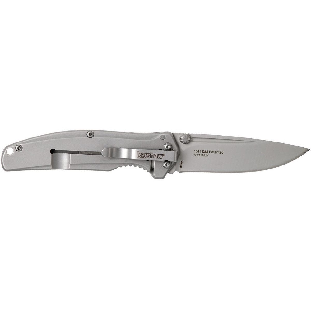 Kershaw, 1341, Catalytic Folding Knife, Silver