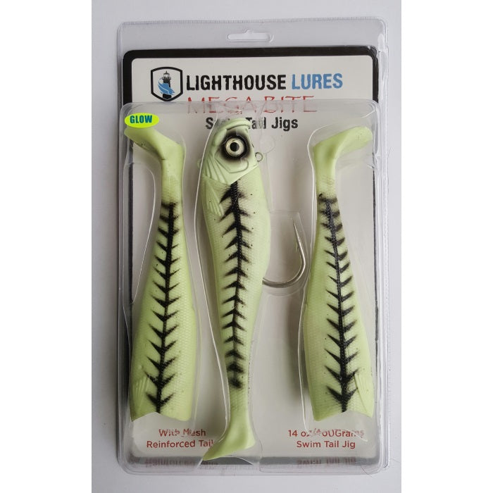 Mega Bite Swim Tail Jibs, 14 oz.