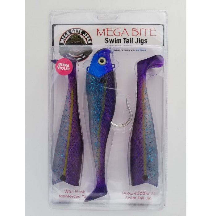 Mega Bite Swim Tail Jibs, 14 oz.