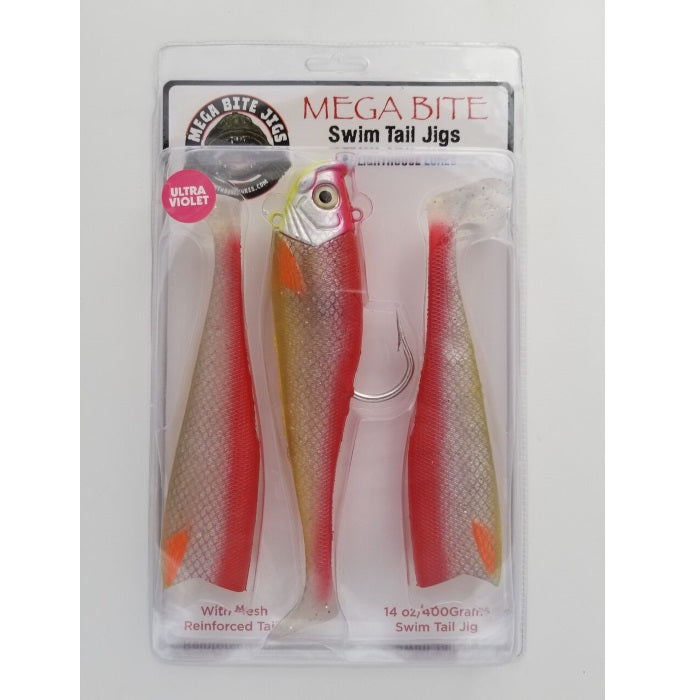 Mega Bite Swim Tail Jibs, 14 oz.