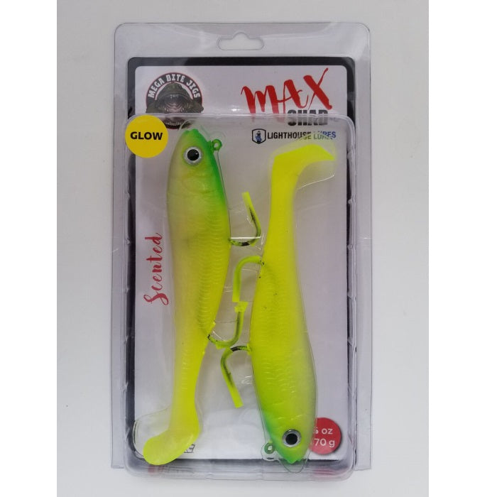 Mega Bite Max Shad Swimtail Jig, 6 oz.