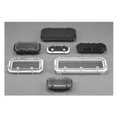 Bomar Gray Series Rectangular Opening Molded Portlight