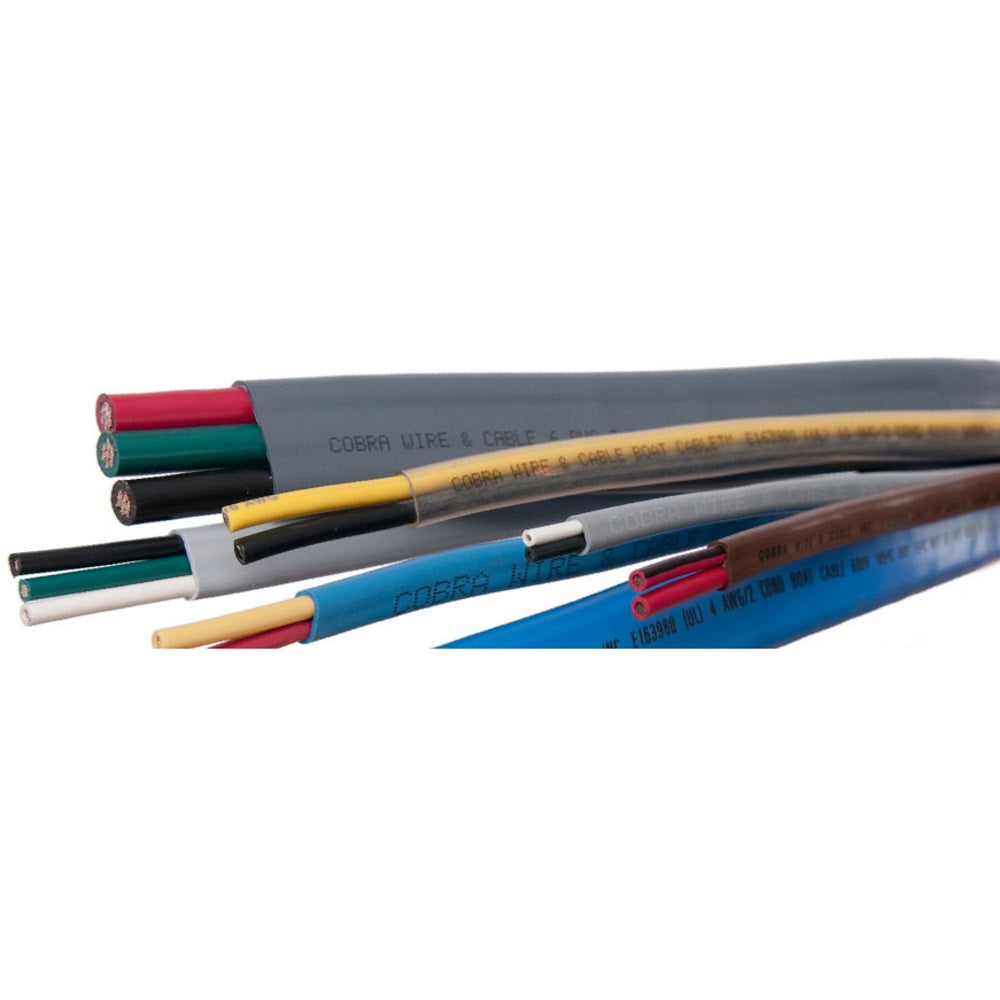 Cobra Wire Flat Multi Conductor Marine Cable, Sold by the Foot