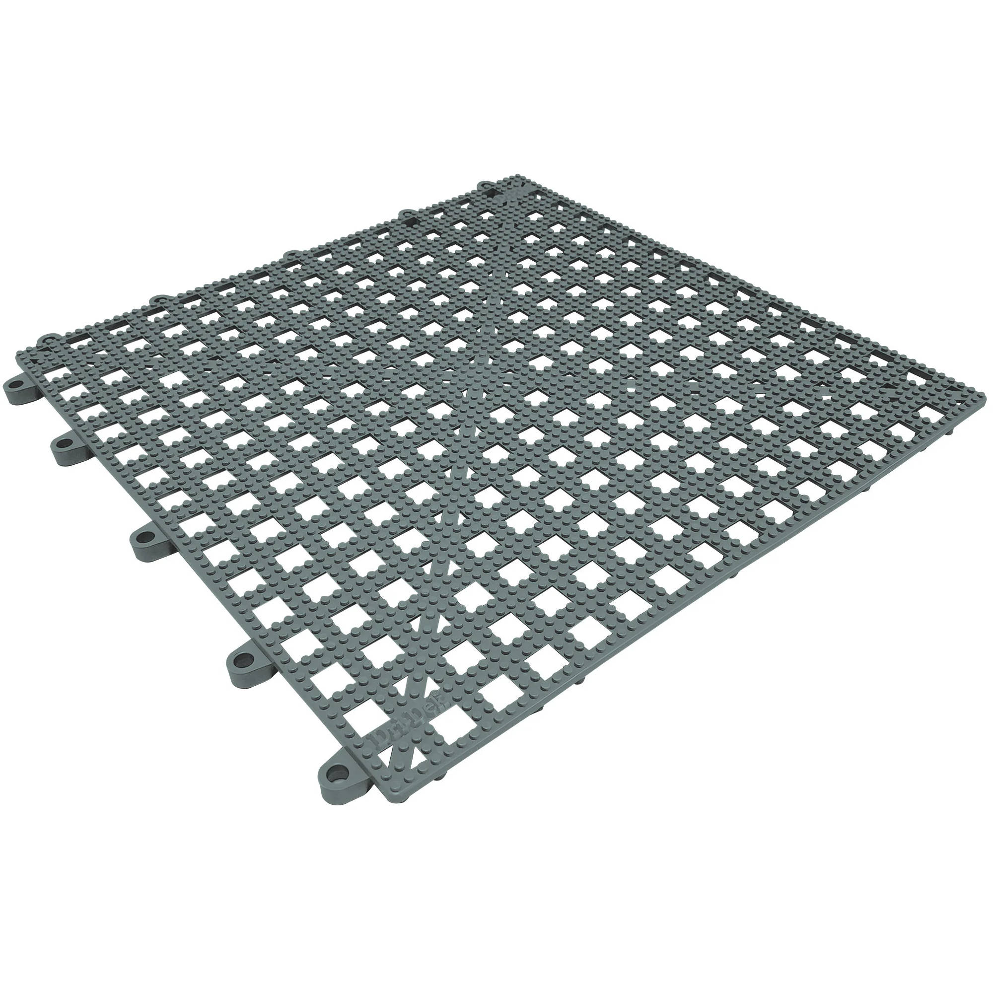 Dri-Dek Floor Tile Panels, 12" Square, 9/16" Thick