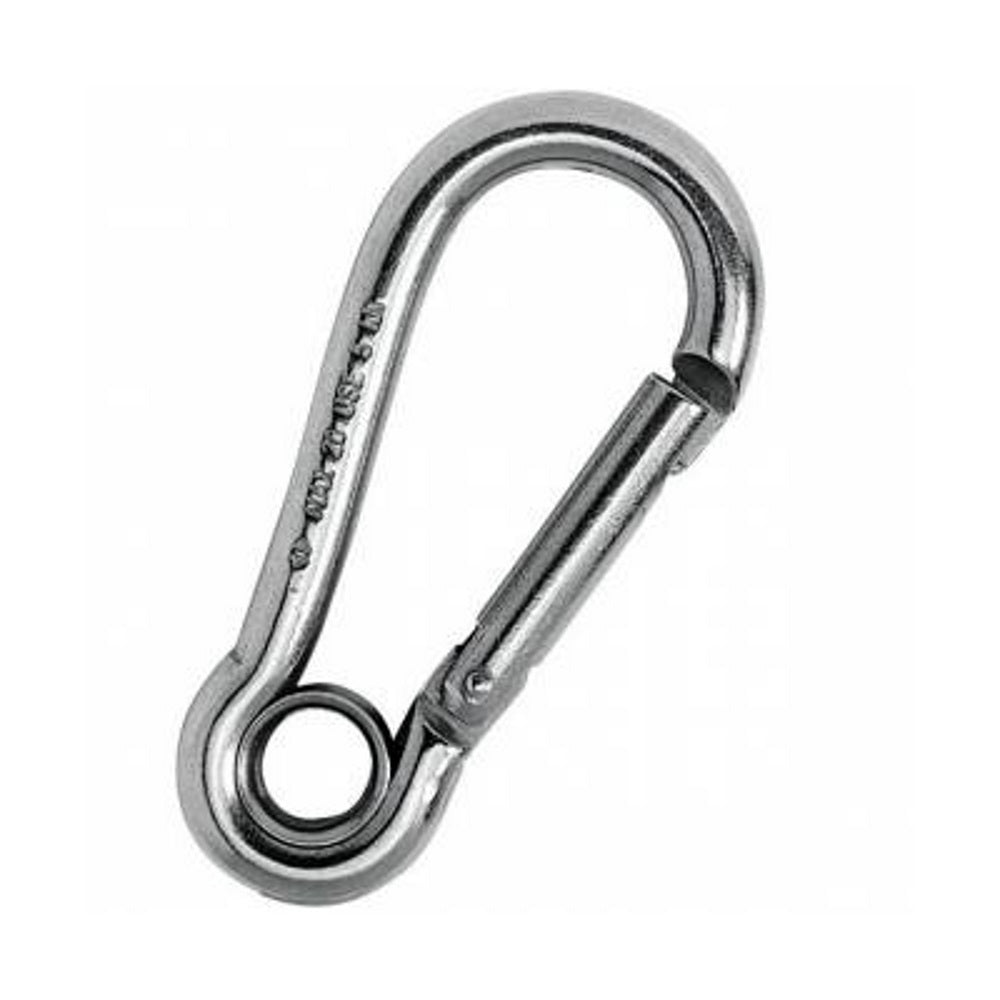 Kong Straight Gate Carabiner with Eye, 316 SS