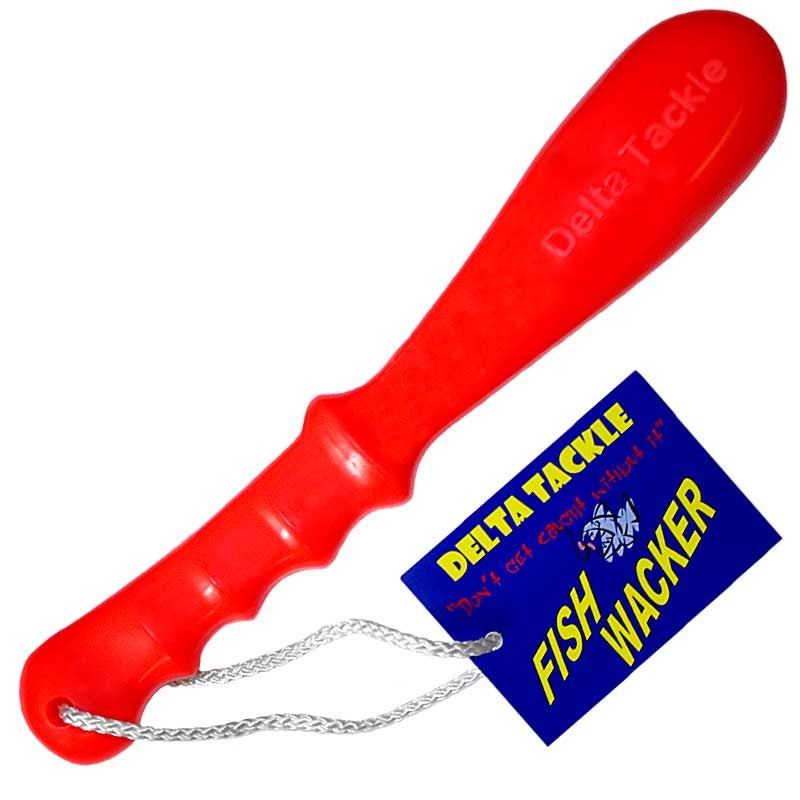 Delta Fish Wacker, Red, 12"