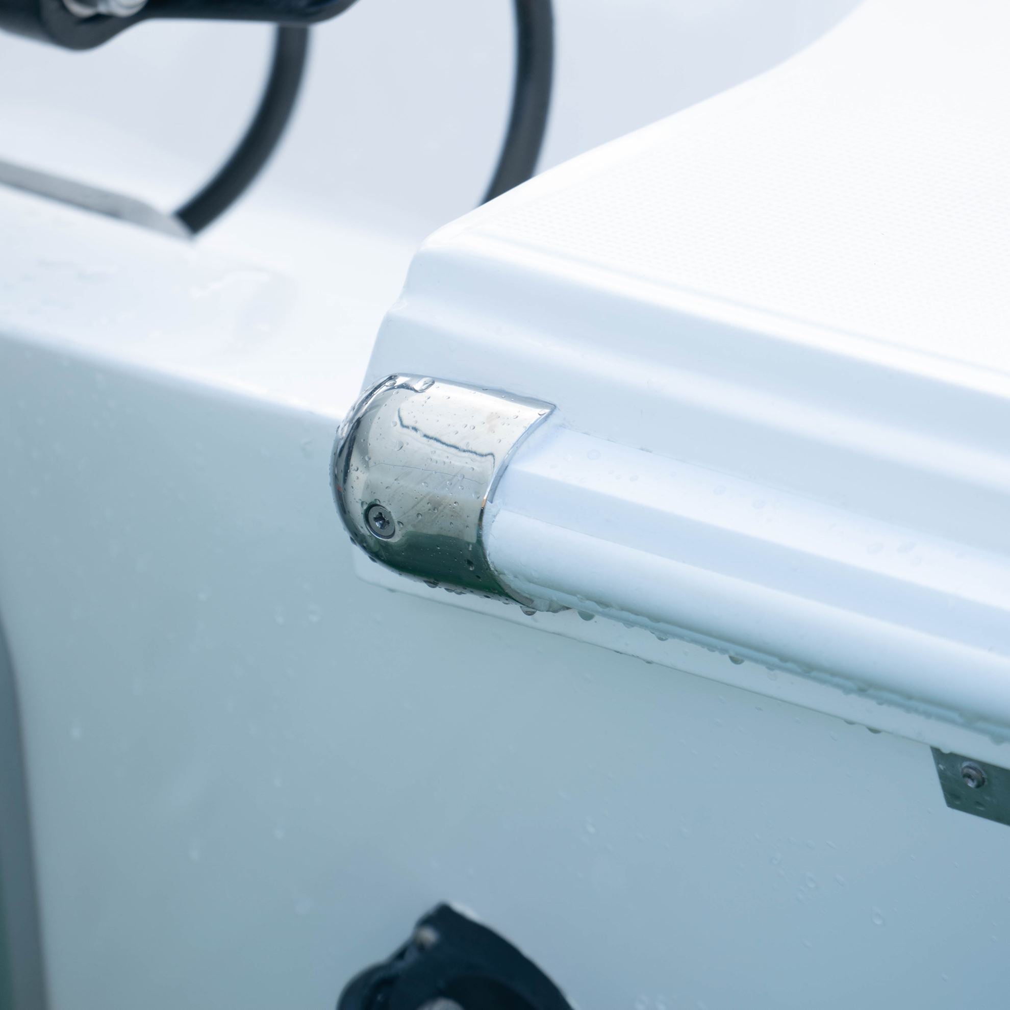 1-5/32" Stainless Steel Rub Rail End Cap