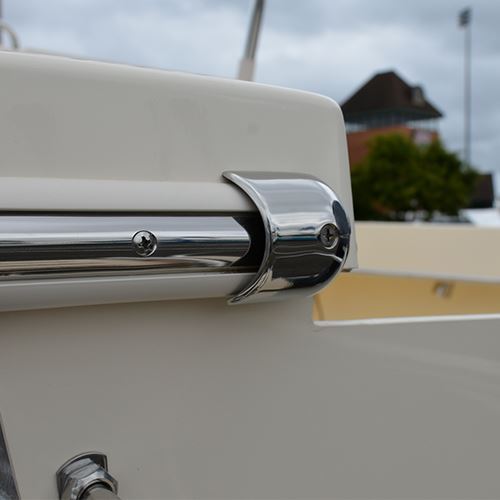 1-5/32" Stainless Steel Rub Rail End Cap