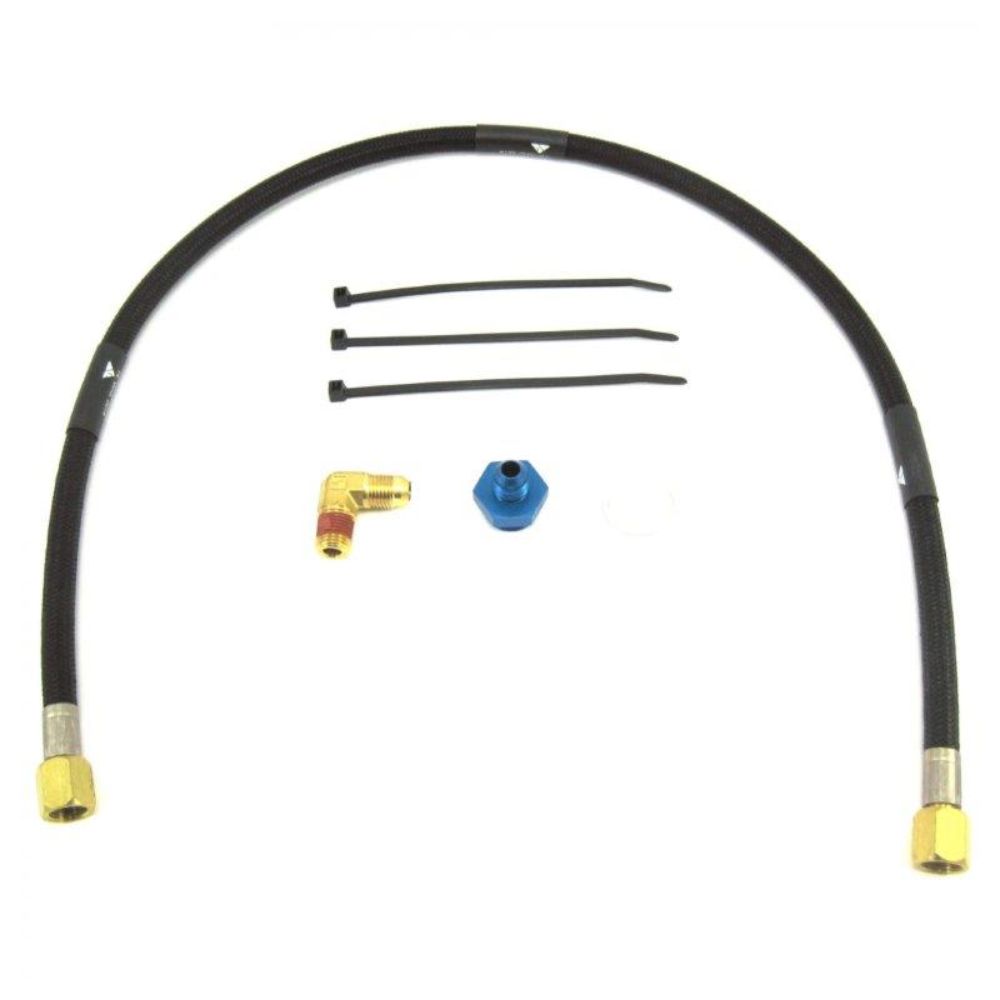 Braided Fuel Line Retro-Fit Kit, Pump to Carb, Crusader 454 Engines