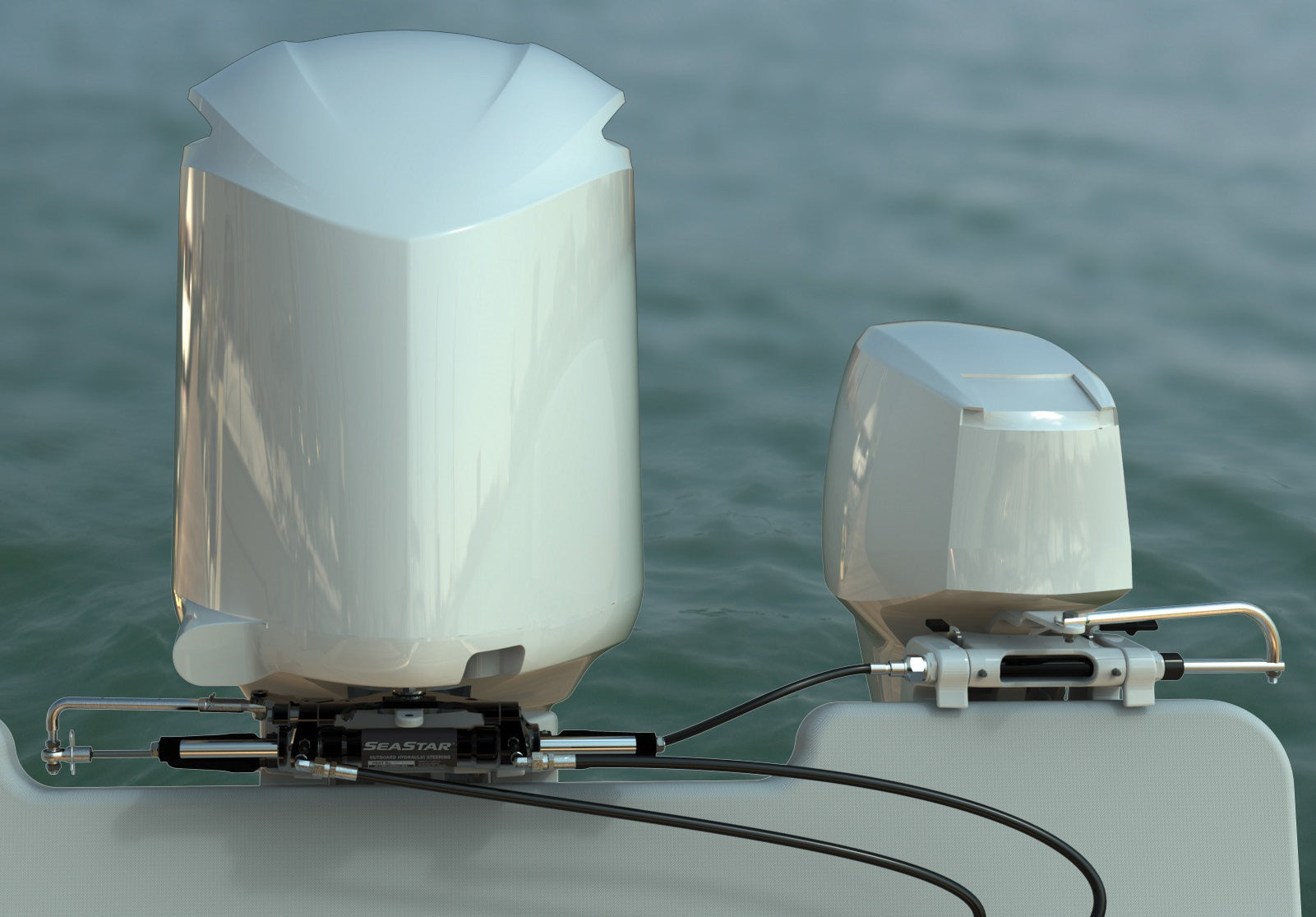 Stern Trolling Motor / Kicker Engine Steering Cable Tie Bar<br>