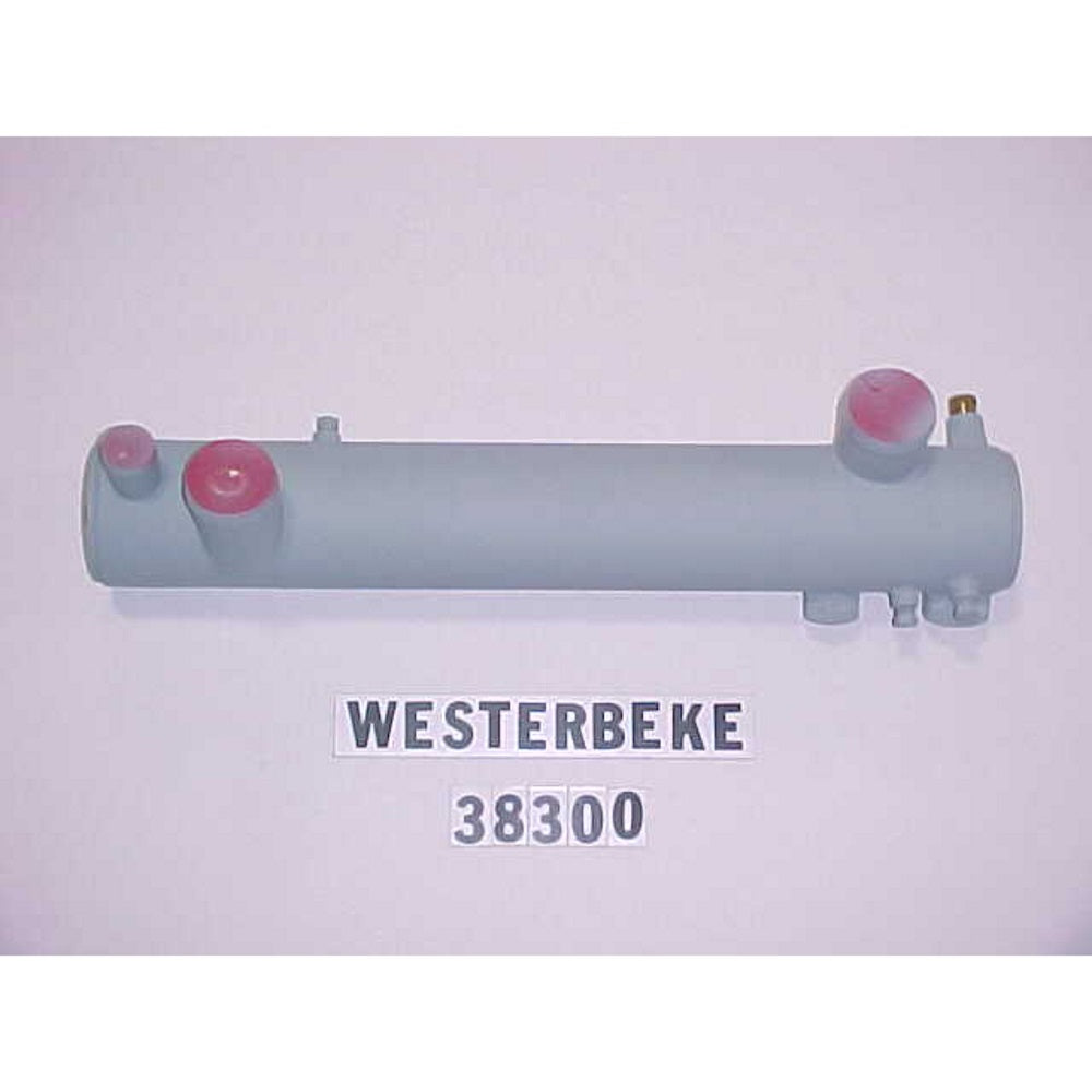 Westerbeke Replacement Heat Exchanger with Mounts, Copper-Nickel 038300CN