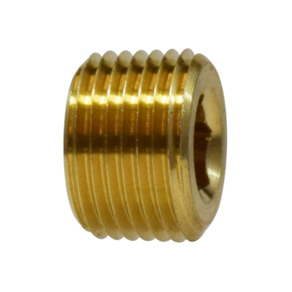 Midland Brass Countersunk Hex Plug