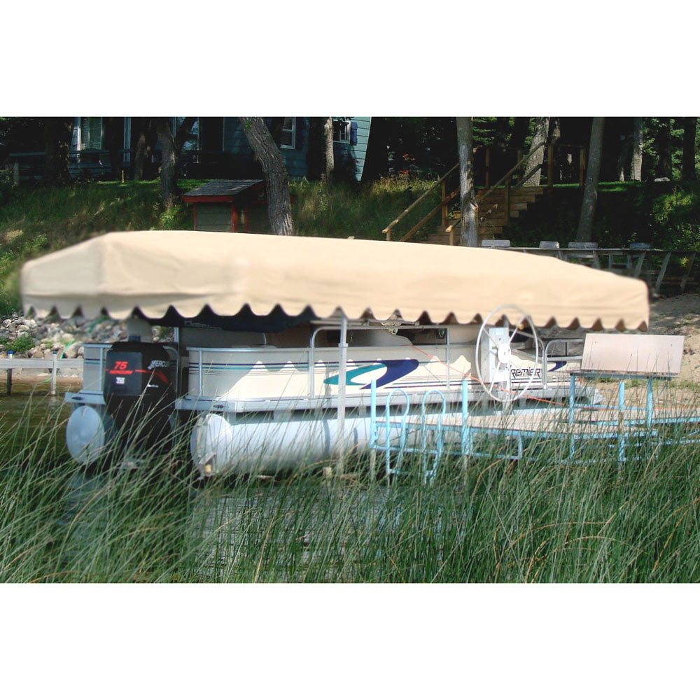 Covertuff Canopies for Hewitt Boat Lifts