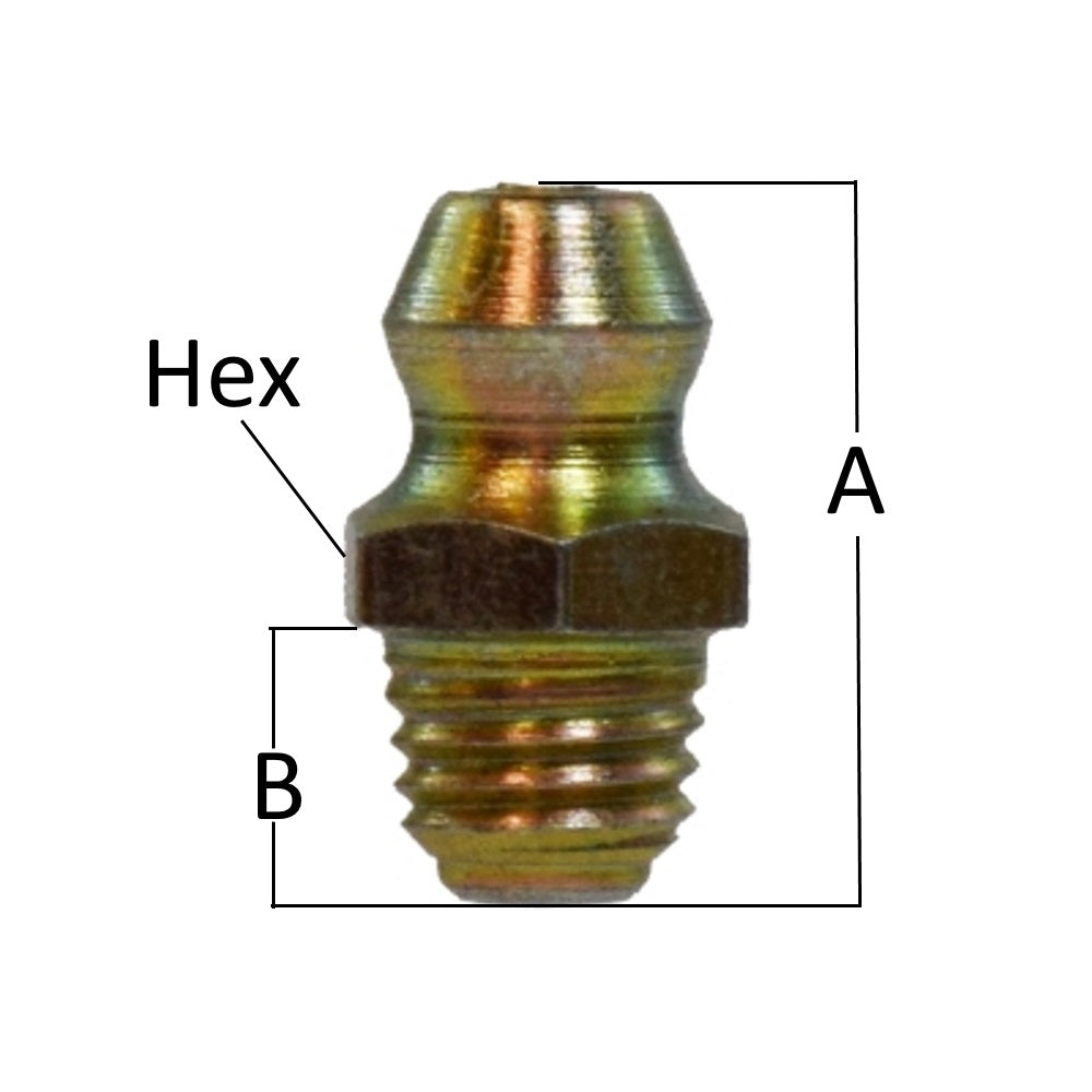 Midland Metal 1/4-28 Taper Thread Short Ball Check