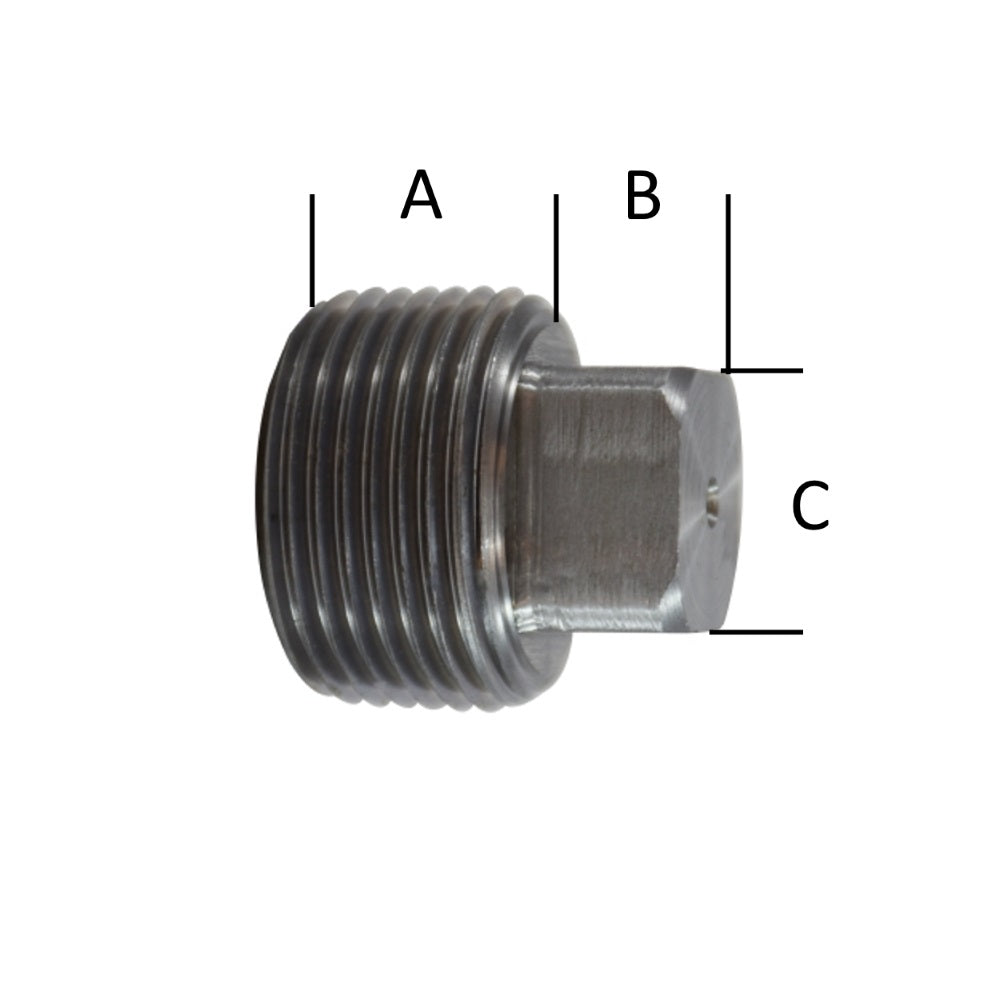 Midland Metals Hex Head Plug Fittings