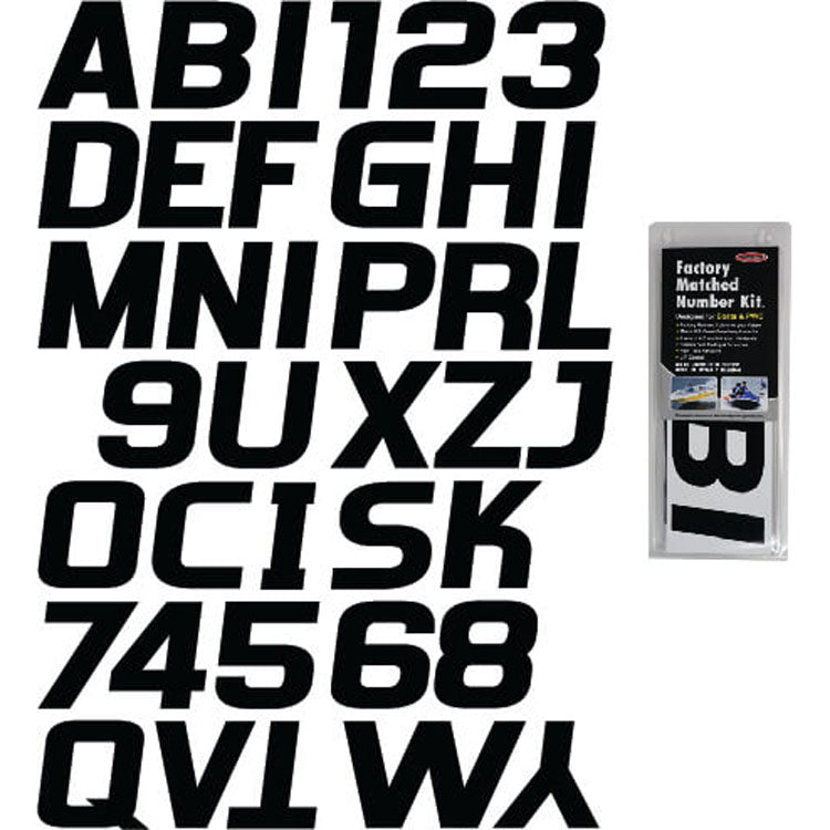 Hardline 3" Boat Lettering Registration Kit