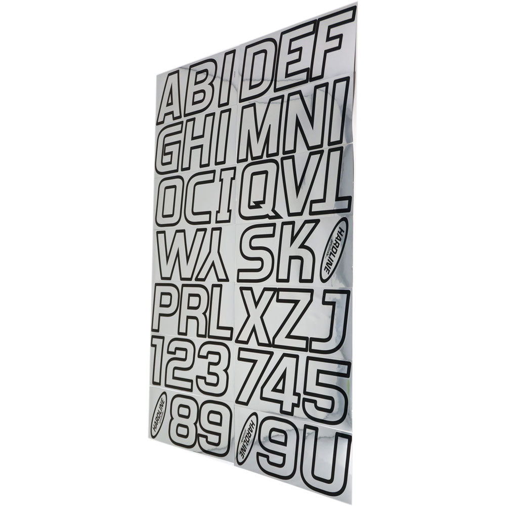 Hardline 3" Boat Lettering Registration Kit