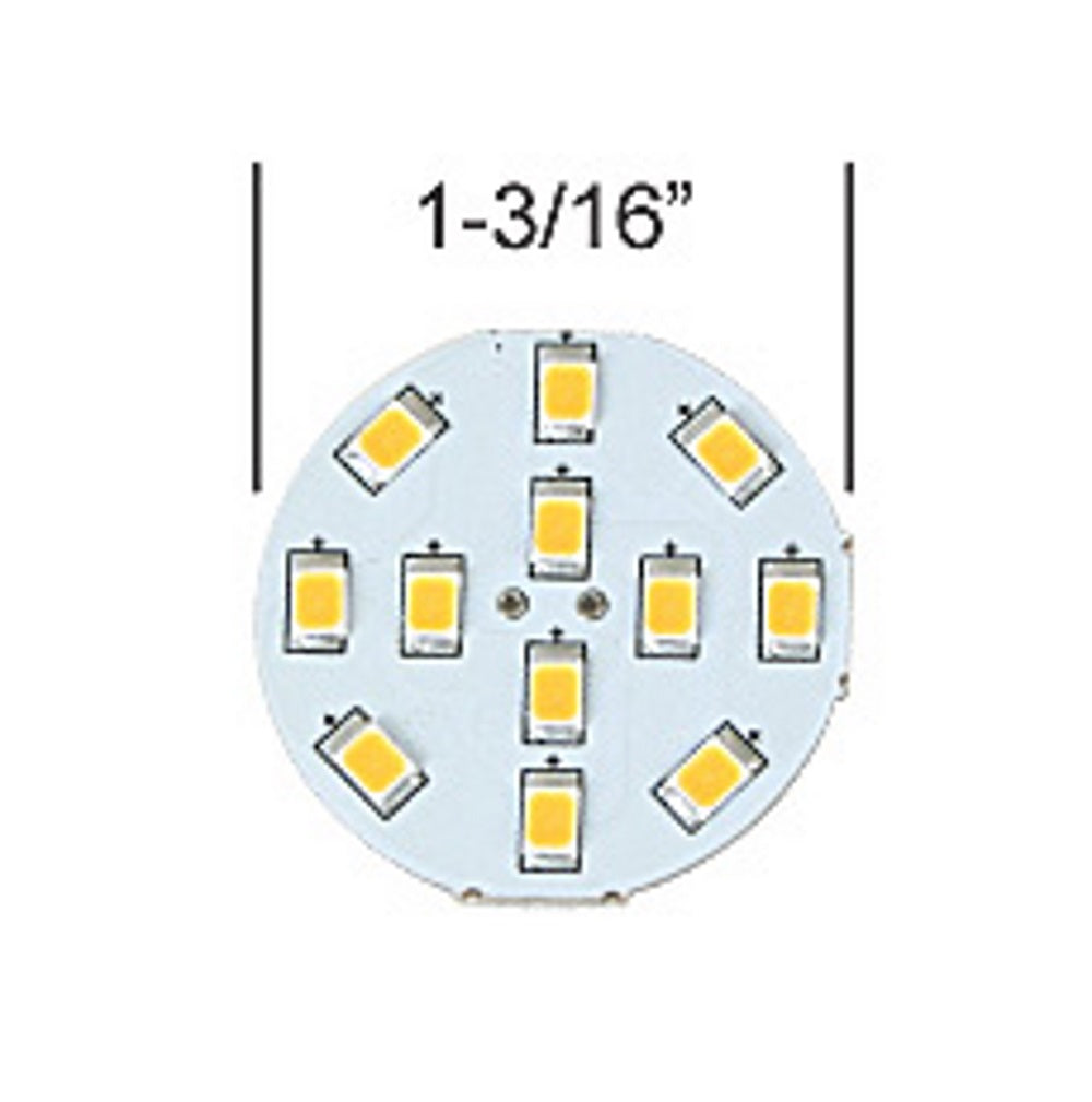 Scandvik G4 White Wafer Back-Pin Bulb