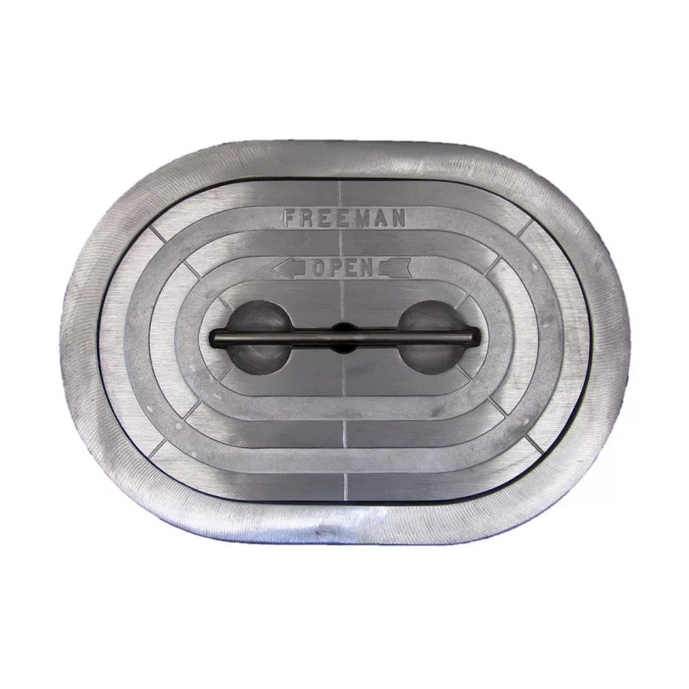 Freeman 2400 Series Cast Aluminum Hatches with Aluminum Rings